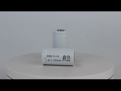 0.1C Ladeverhältnis NI-Cd C 1.2V 2,5ah Batteriezellen für Niedertemperaturanwendungen