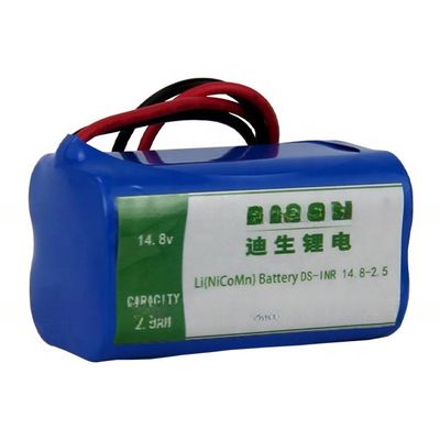 2C-Entladung 14.8v 2.5Ah NMC Lithium-Ionen Li NiCoMh Batteriepaket für Roboterreiniger