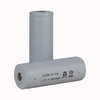 Wiederaufladbare NiCd KRH33/91 F 1.2V 7Ah -40C Niedertemperatur-Batteriezellen